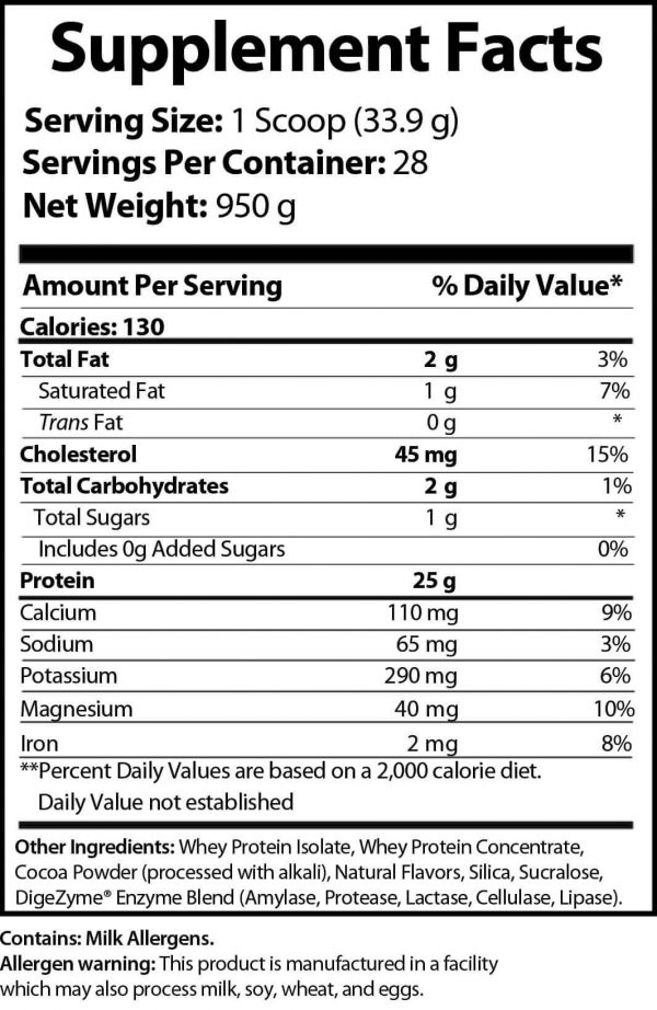 Whey ARMOR 2LB Chocolate - Image 2